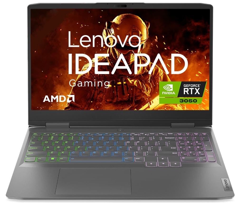 Lenovo IdeaPad Gaming 3 15ARH7 (82SB00Y9IN) Laptop (AMD Octa Core Ryzen 7/16 GB/512 GB SSD/Windows 11/4 GB)